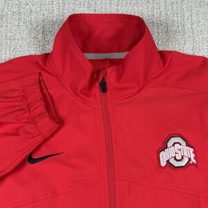 Nike Dri-Fit Men's Medium Ohio State Red Full Zip Performance Jacket